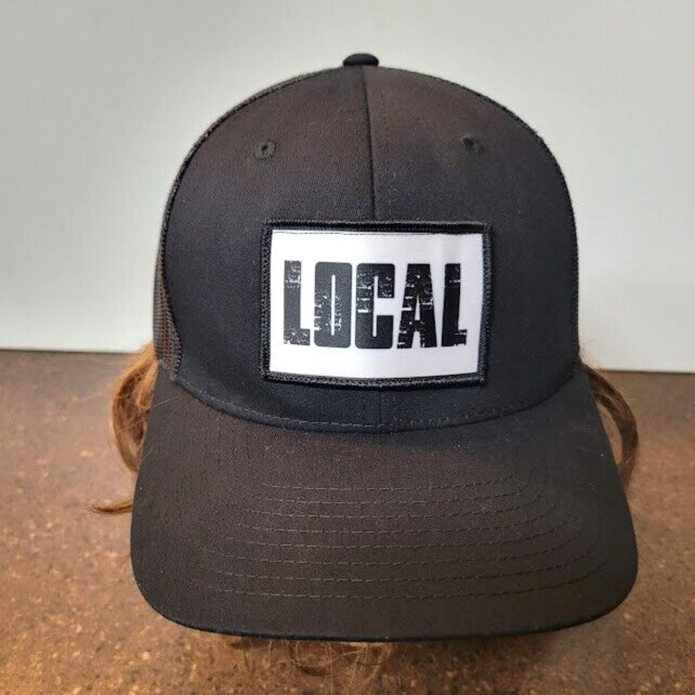 Local Hat Cap Snap Back Black Mens